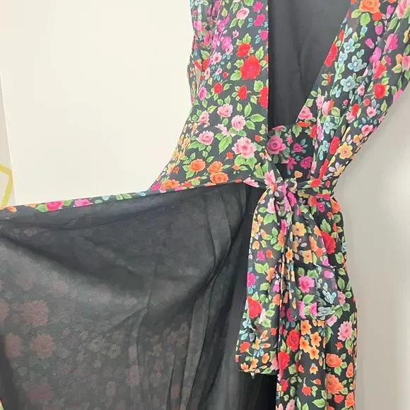 NWT Yumi Kim Kingston Garden Bella Dress sz XXS Black Floral *bump friendly* - Picture 9 of 14